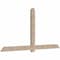 Ekena Millwork Eugene Smooth Timber Gable Bracket, Douglas Fir, 108"W x 54"H x 3 1/2"D x 5 1/2"F, 12/12 Pitch GBW108X54X0406EUG00SDF - alternate 2